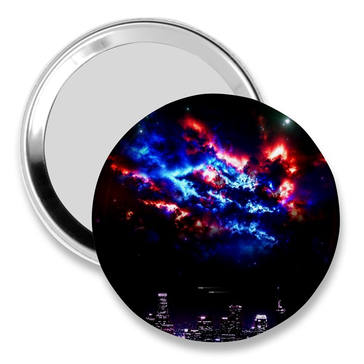 Science Fiction Sci Fi Forward 3  Handbag Mirrors