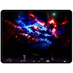 Science Fiction Sci Fi Forward Double Sided Fleece Blanket (large)  by Pakrebo