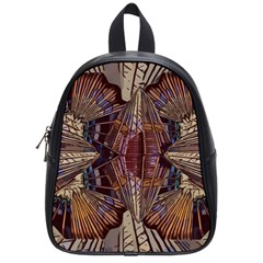 Abstract Design Backdrop Pattern School Bag (small) by Pakrebo