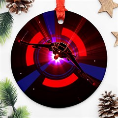 Science Fiction Cover Adventure Ornament (round) by Pakrebo