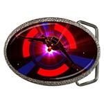 Science Fiction Cover Adventure Belt Buckles Front