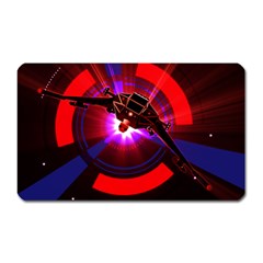 Science Fiction Cover Adventure Magnet (rectangular) by Pakrebo