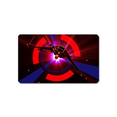 Science Fiction Cover Adventure Magnet (name Card) by Pakrebo