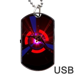 Science Fiction Cover Adventure Dog Tag Usb Flash (two Sides) by Pakrebo