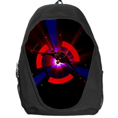 Science Fiction Cover Adventure Backpack Bag by Pakrebo