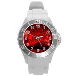 Planet Hell Hell Mystical Fantasy Round Plastic Sport Watch (L) Front