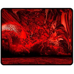 Planet Hell Hell Mystical Fantasy Double Sided Fleece Blanket (medium)  by Pakrebo