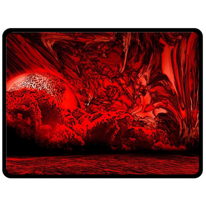 Planet Hell Hell Mystical Fantasy Double Sided Fleece Blanket (Large) 