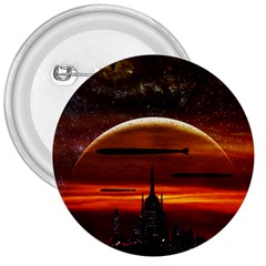 Science Fiction Digital Illustration 3  Buttons by Pakrebo