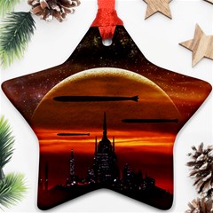 Science Fiction Digital Illustration Ornament (star) by Pakrebo