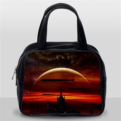 Science Fiction Digital Illustration Classic Handbag (one Side) by Pakrebo