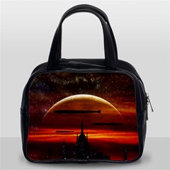 Science Fiction Digital Illustration Classic Handbag (two Sides) by Pakrebo