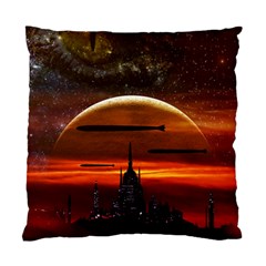 Science Fiction Digital Illustration Standard Cushion Case (one Side) by Pakrebo