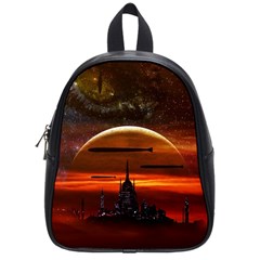 Science Fiction Digital Illustration School Bag (small) by Pakrebo