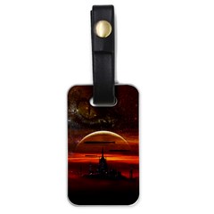 Science Fiction Digital Illustration Luggage Tag (one Side) by Pakrebo