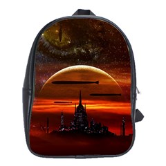 Science Fiction Digital Illustration School Bag (xl) by Pakrebo