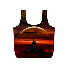 Science Fiction Digital Illustration Full Print Recycle Bag (s) by Pakrebo