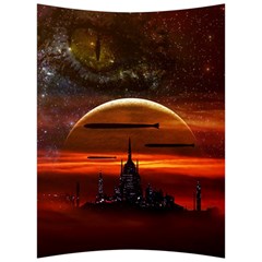 Science Fiction Digital Illustration Back Support Cushion by Pakrebo