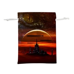 Science Fiction Digital Illustration Lightweight Drawstring Pouch (l)