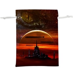 Science Fiction Digital Illustration  Lightweight Drawstring Pouch (xl)