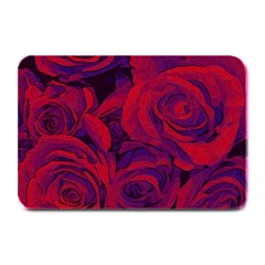 Roses Red Purple Flowers Pretty Plate Mats by Pakrebo