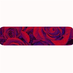 Roses Red Purple Flowers Pretty Large Bar Mats by Pakrebo