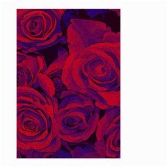 Roses Red Purple Flowers Pretty Small Garden Flag (two Sides) by Pakrebo