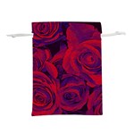 Roses Red Purple Flowers Pretty Lightweight Drawstring Pouch (S) Front