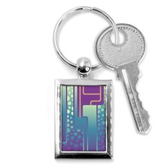 Non Seamless Pattern Background Key Chain (rectangle) by Pakrebo