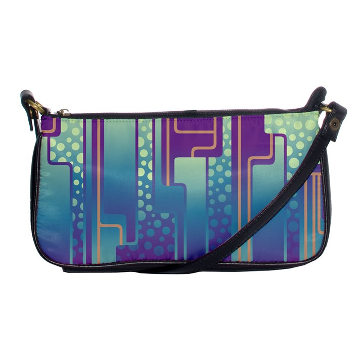 Non Seamless Pattern Background Shoulder Clutch Bag