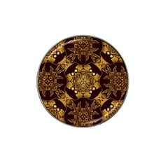 Gold Black Book Cover Ornate Hat Clip Ball Marker (10 Pack) by Pakrebo