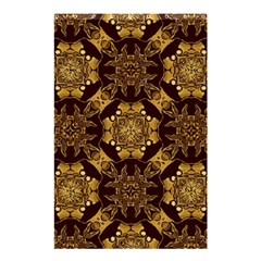 Gold Black Book Cover Ornate Shower Curtain 48  X 72  (small)  by Pakrebo