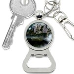 Sea Island Castle Landscape Bottle Opener Key Chain Front