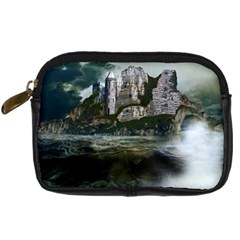 Sea Island Castle Landscape Digital Camera Leather Case