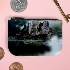 Sea Island Castle Landscape Mini Coin Purse