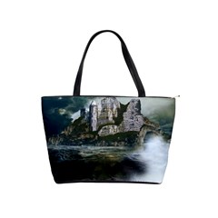 Sea Island Castle Landscape Classic Shoulder Handbag by Pakrebo