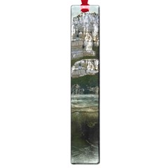 Sea Island Castle Landscape Large Book Marks by Pakrebo