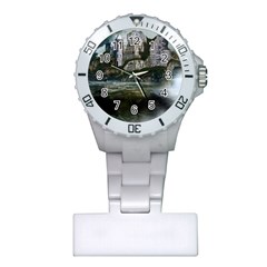 Sea Island Castle Landscape Plastic Nurses Watch