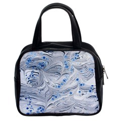 Marbled Paper Mottle Color Movement Classic Handbag (two Sides) by Pakrebo