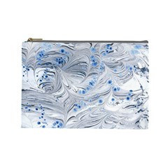 Marbled Paper Mottle Color Movement Cosmetic Bag (large) by Pakrebo