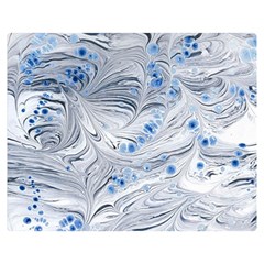 Marbled Paper Mottle Color Movement Double Sided Flano Blanket (medium)  by Pakrebo