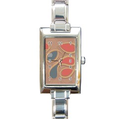 Background Abstract Non Seamless Rectangle Italian Charm Watch by Pakrebo