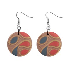 Background Abstract Non Seamless Mini Button Earrings by Pakrebo