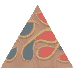 Background Abstract Non Seamless Wooden Puzzle Triangle