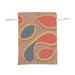 Background Abstract Non Seamless Lightweight Drawstring Pouch (S) Front