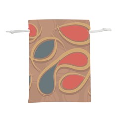 Background Abstract Non Seamless Lightweight Drawstring Pouch (l)