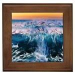 Sea Waves Ocean Water Beach Surf Framed Tile Front