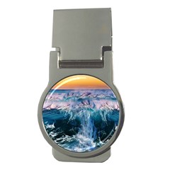 Sea Waves Ocean Water Beach Surf Money Clips (round) 