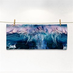 Sea Waves Ocean Water Beach Surf Hand Towel by Pakrebo