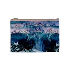 Sea Waves Ocean Water Beach Surf Cosmetic Bag (medium) by Pakrebo